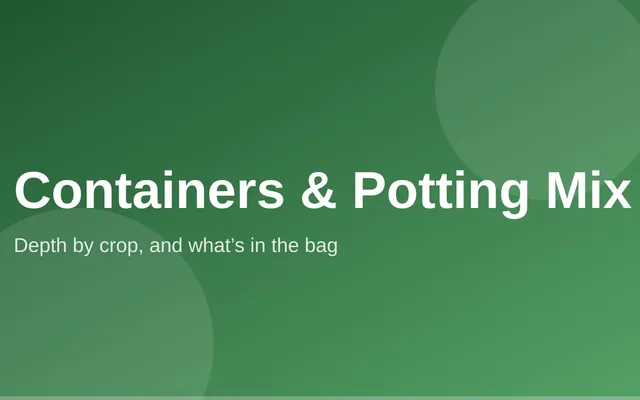 Empty terracotta and plastic containers next to an open bag of potting mix on a windowsill